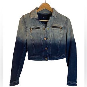 Marciano- Ombré, crop, women’s Jean jacket. Size XS
